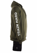 Last inn bildet i Galleri-visningsprogrammet, IQ Training Hoodie "Train hard" Unisex olive

